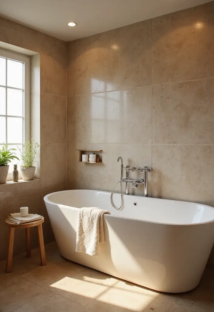 25 Bathroom Wall Ideas That Add Texture and Style 22 25 Bathroom Wall Ideas That Add Texture and Style - 22. Radiant Heating Panels