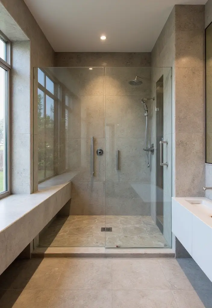 25 Japandi Bathroom Ideas Blending Minimalism and Warmth 11 25 Japandi Bathroom Ideas Blending Minimalism and Warmth - 11. Open Shower Designs