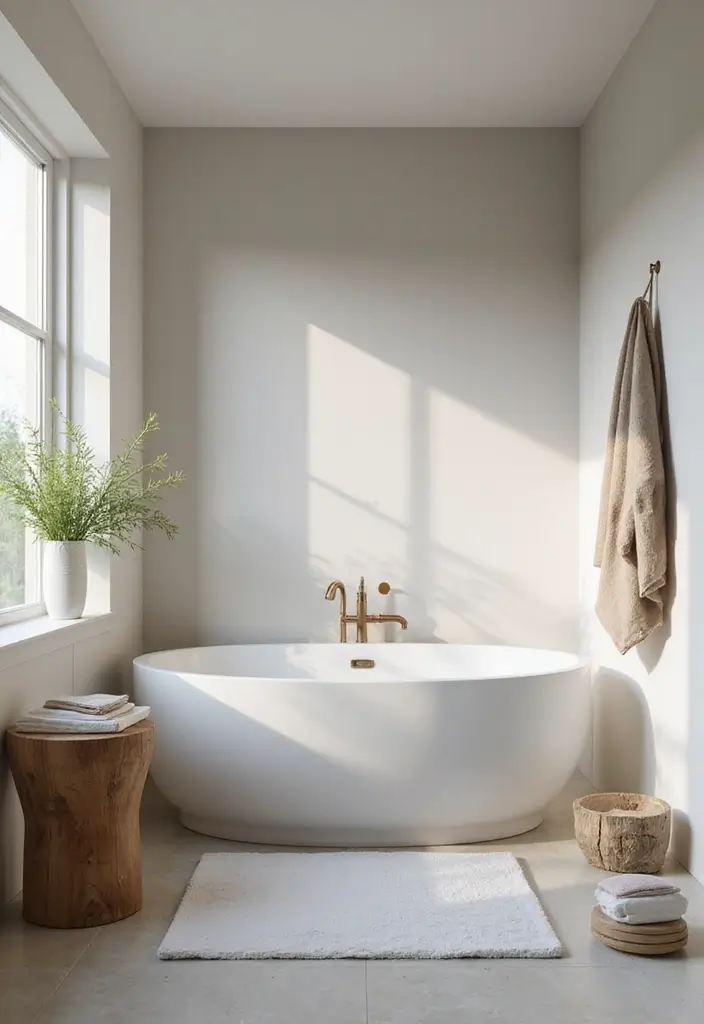 25 Japandi Bathroom Ideas Blending Minimalism and Warmth 4 25 Japandi Bathroom Ideas Blending Minimalism and Warmth - 4. Calming Color Schemes