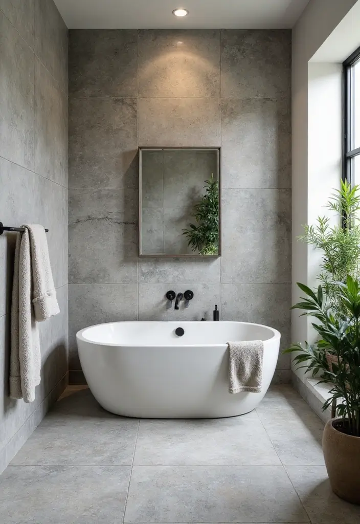 27 Bathroom Tiles Design Ideas to Upgrade Any Space - 5. Natural Stone Tiles