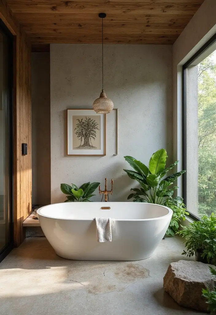 27 Scandinavian Bathroom Ideas That Are Bright and Minimal - 1. Zen-Inspired Serenity