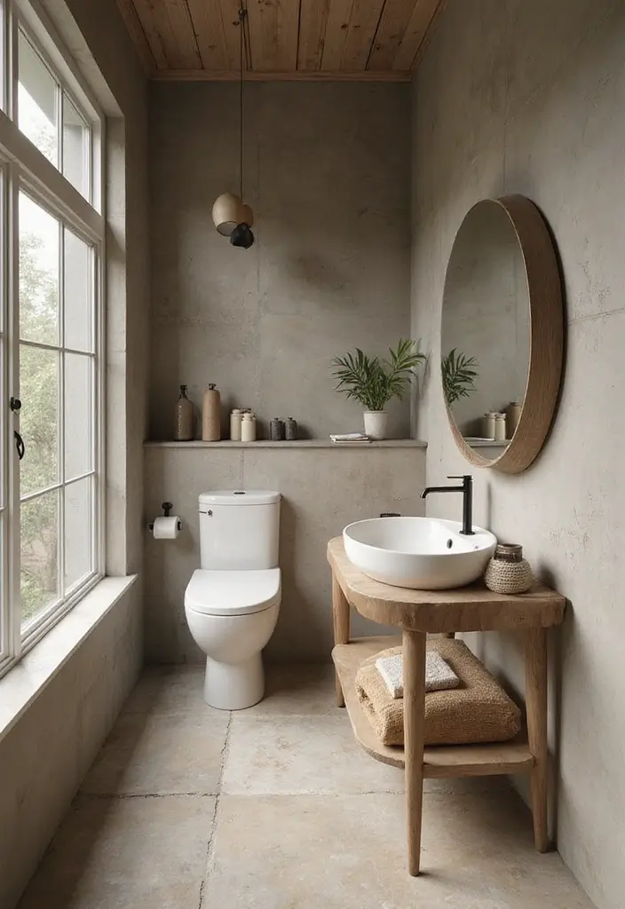 27 Scandinavian Bathroom Ideas That Are Bright and Minimal - 11. Earthy Color Palettes
