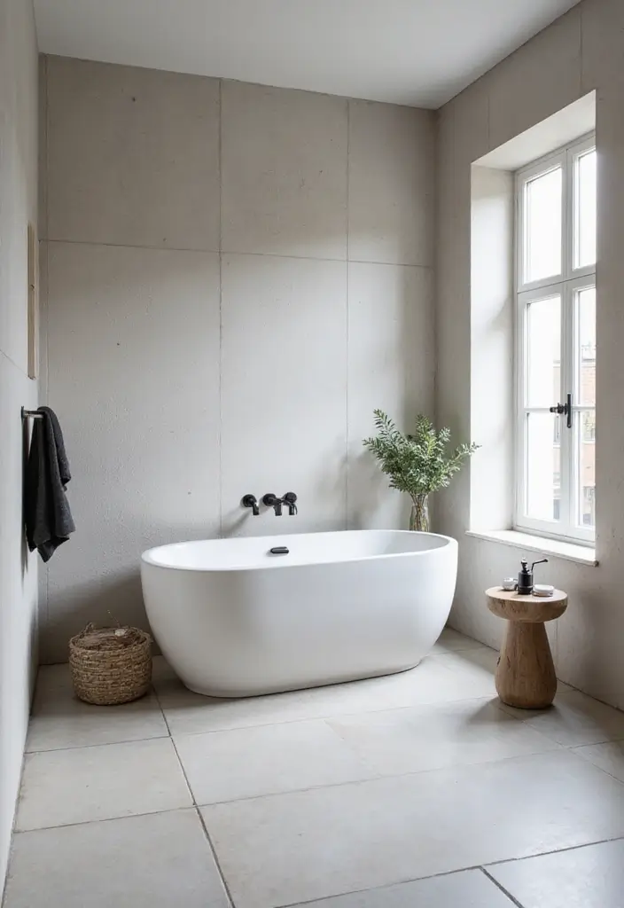27 Scandinavian Bathroom Ideas That Are Bright and Minimal - 19. Modern Bathtubs