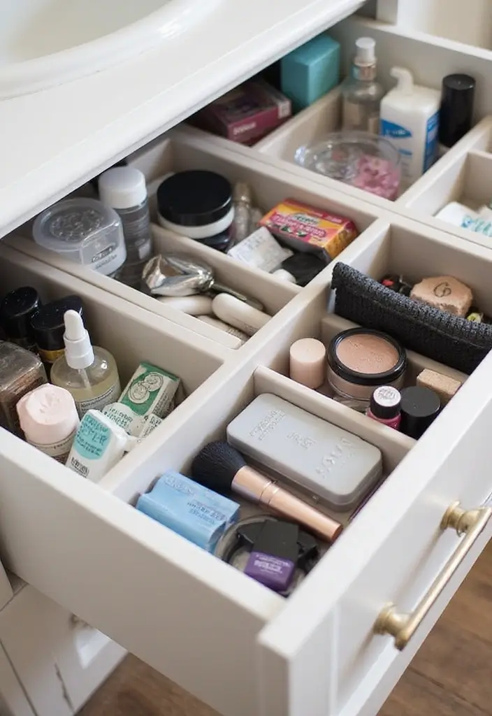 28 Bathroom Storage Ideas That Keep Everything Organized 10 28 Bathroom Storage Ideas That Keep Everything Organized - 10. Drawer Dividers for Total Control