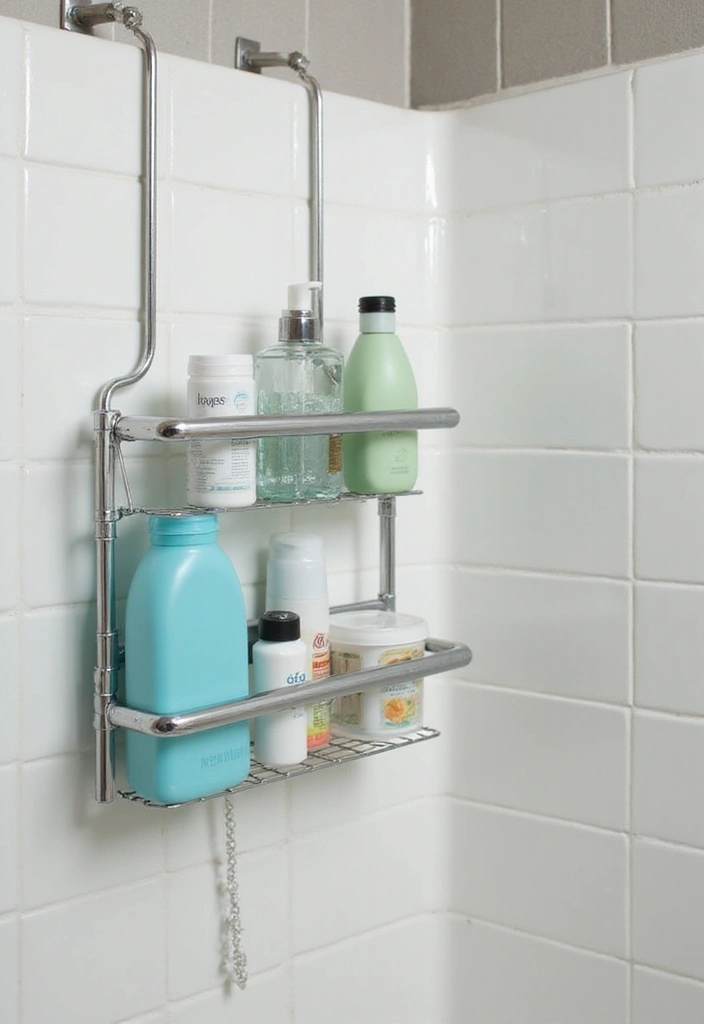 28 Bathroom Storage Ideas That Keep Everything Organized 16 28 Bathroom Storage Ideas That Keep Everything Organized - 16. Shower Caddy for Easy Access