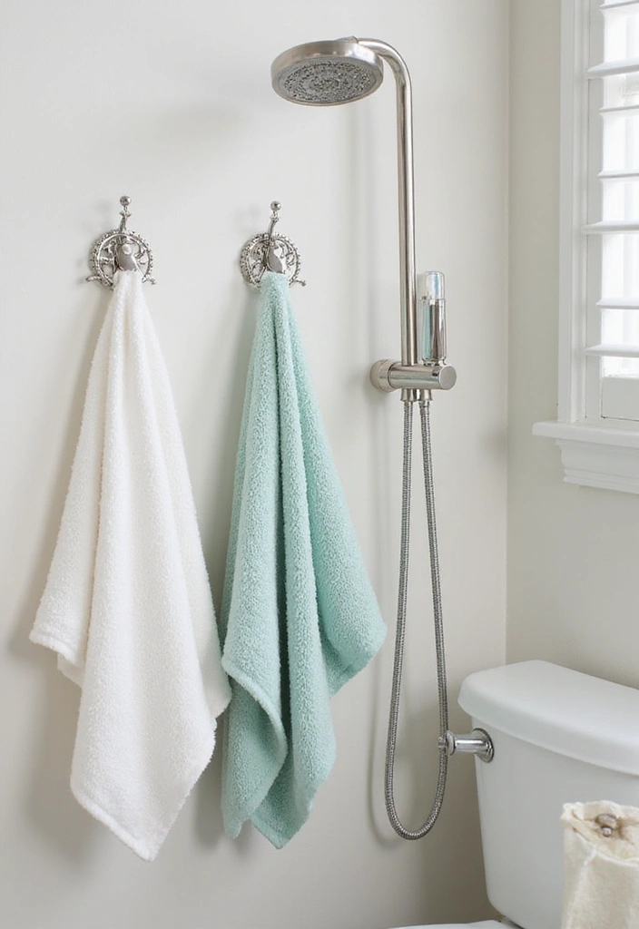 28 Bathroom Storage Ideas That Keep Everything Organized 26 28 Bathroom Storage Ideas That Keep Everything Organized - 26. Shower Hooks for Accessories