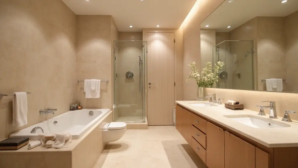28 Beige Bathroom Ideas That Feel Warm and Timeless