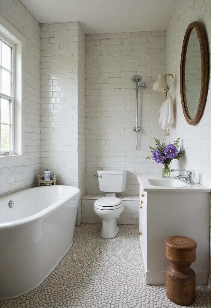 30+ Bathroom Ideas for a Stylish and Functional Home 24 30+ Bathroom Ideas for a Stylish and Functional Home - 24. Vintage Tiles