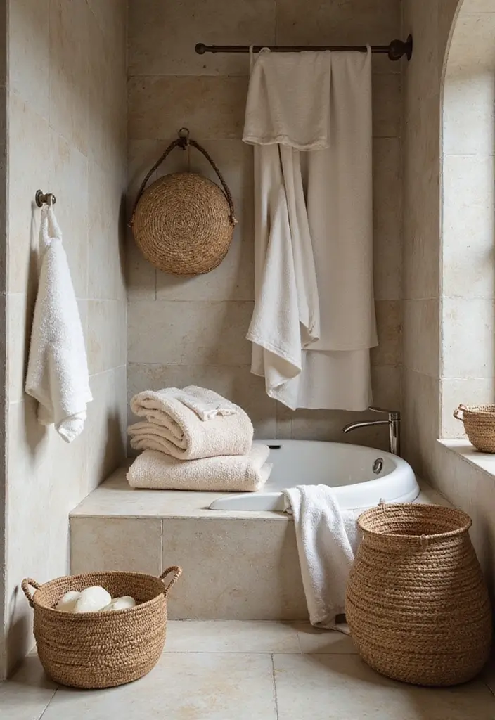 30+ Bathroom Ideas for a Stylish and Functional Home 3 30+ Bathroom Ideas for a Stylish and Functional Home - 3. Luxurious Textures