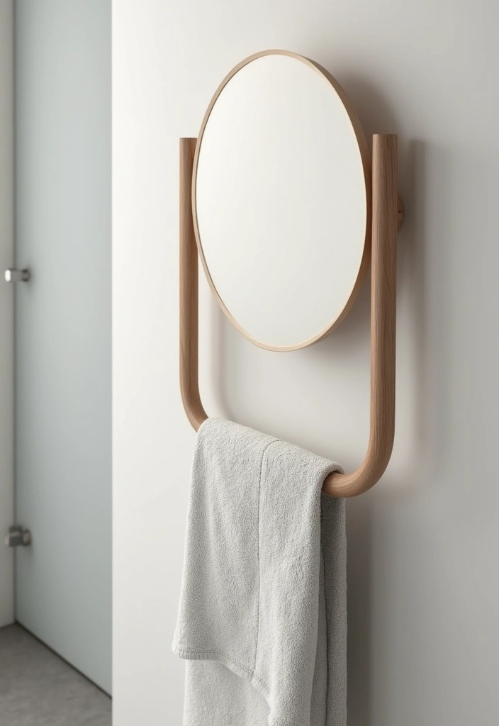 30+ Bathroom Towel Hanging Ideas That Are Smart and Stylish 11 30+ Bathroom Towel Hanging Ideas That Are Smart and Stylish - 11. Eco-Friendly Magnetic Towel Holder