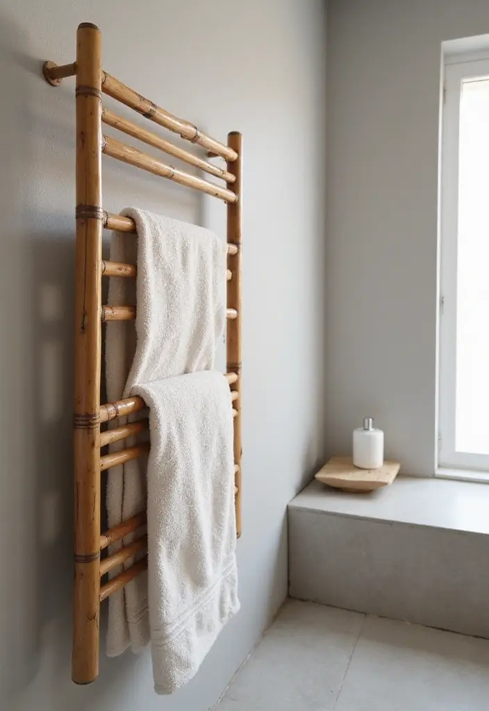 30+ Bathroom Towel Hanging Ideas That Are Smart and Stylish 5 30+ Bathroom Towel Hanging Ideas That Are Smart and Stylish - 5. Elegant Wall-Mounted Towel Bar