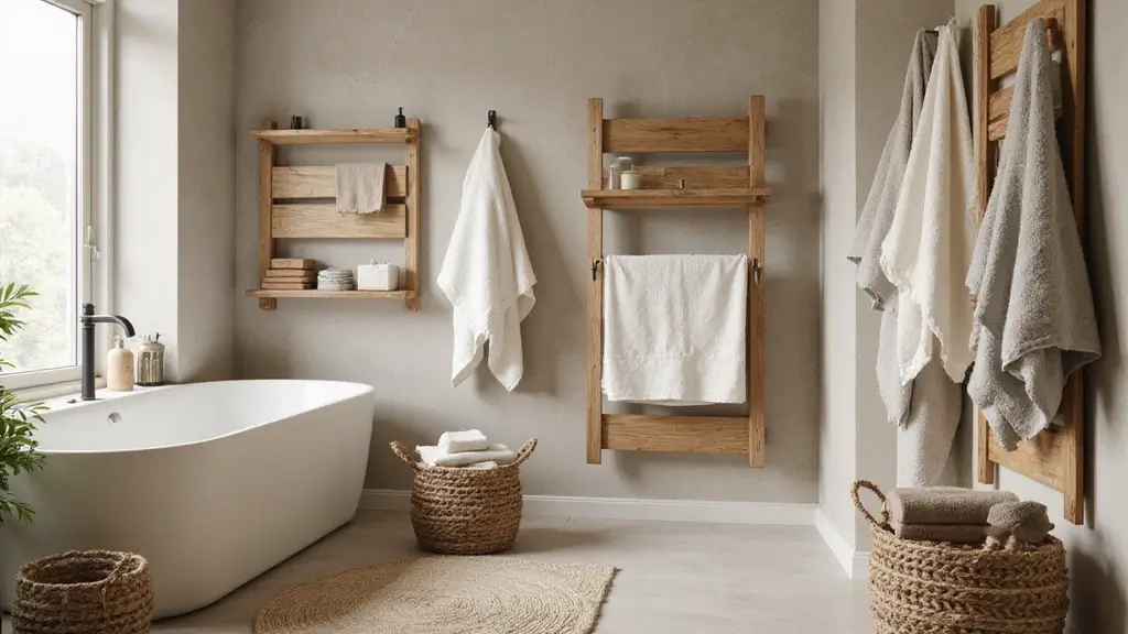 30+ Bathroom Towel Hanging Ideas That Are Smart and Stylish