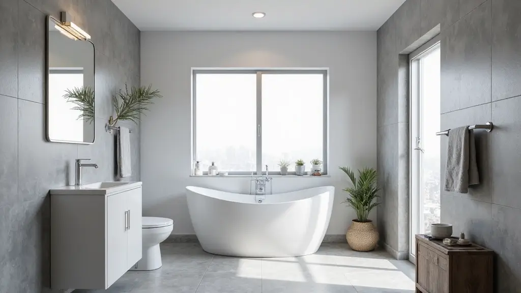 30+ Grey and White Bathroom Ideas That Always Look Elegant