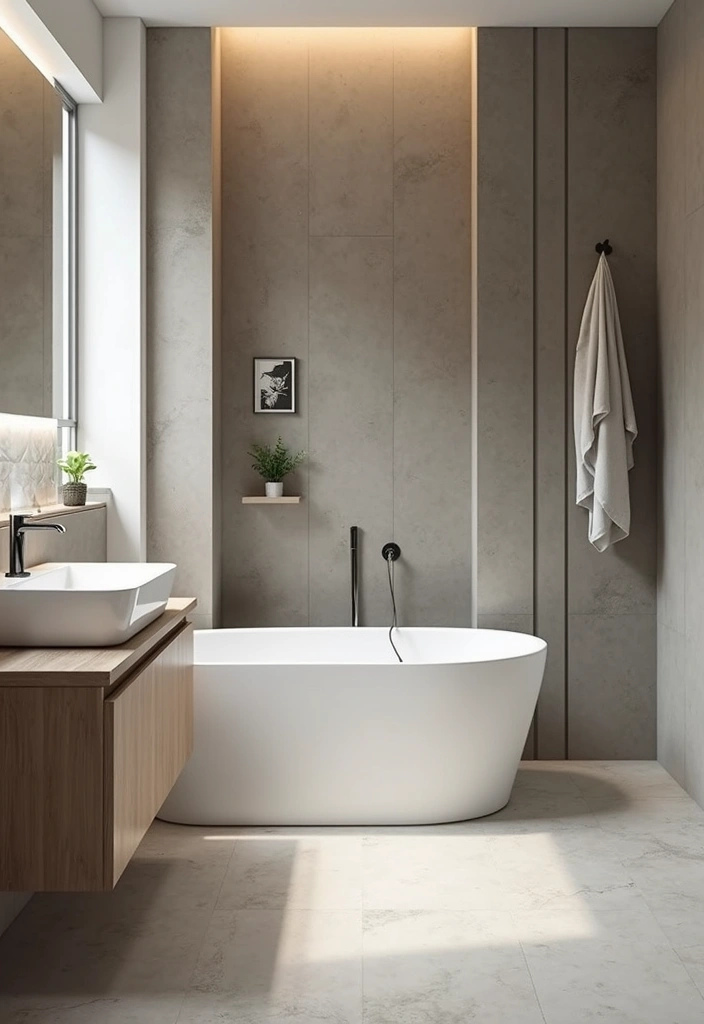 30+ Small Bathrooms with Bathtub Ideas That Fit Perfectly 15 30+ Small Bathrooms with Bathtub Ideas That Fit Perfectly - 15. Hidden Bathtub Solutions